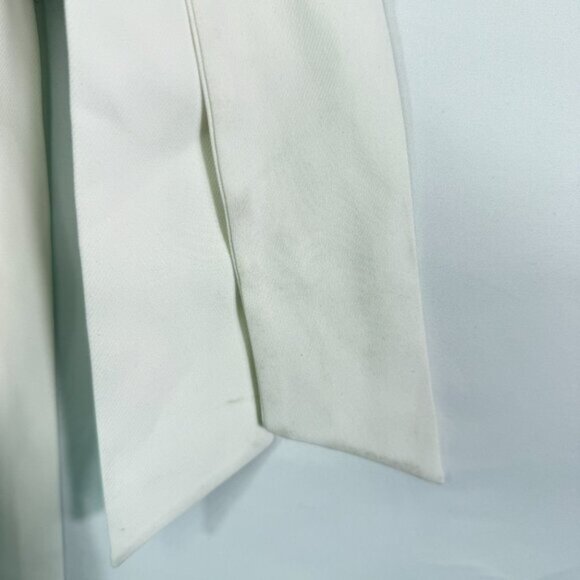 Reiss Piper Halter Neck Wrap Midi Hollow Back Midi Dress White EU 42/ US 10 - Picture 10 of 11